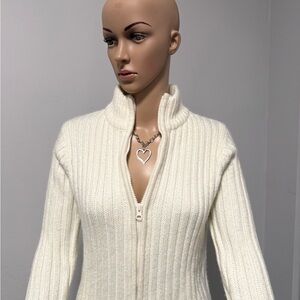 Zara Off-White Knit Sweater